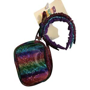 Girls On The Verge Rainbow Headband and‎ Bag Set